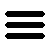 Minimenü - drei Querbalken